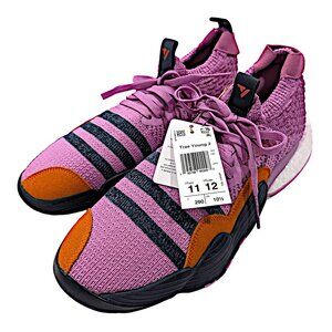 Adidas Trae Young 2 'Stratosphere' Men's Pink Black Athletic Sneakers Size 11
